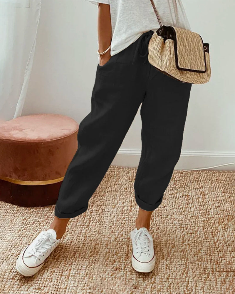 Perrine | Breathable Linen Trousers
