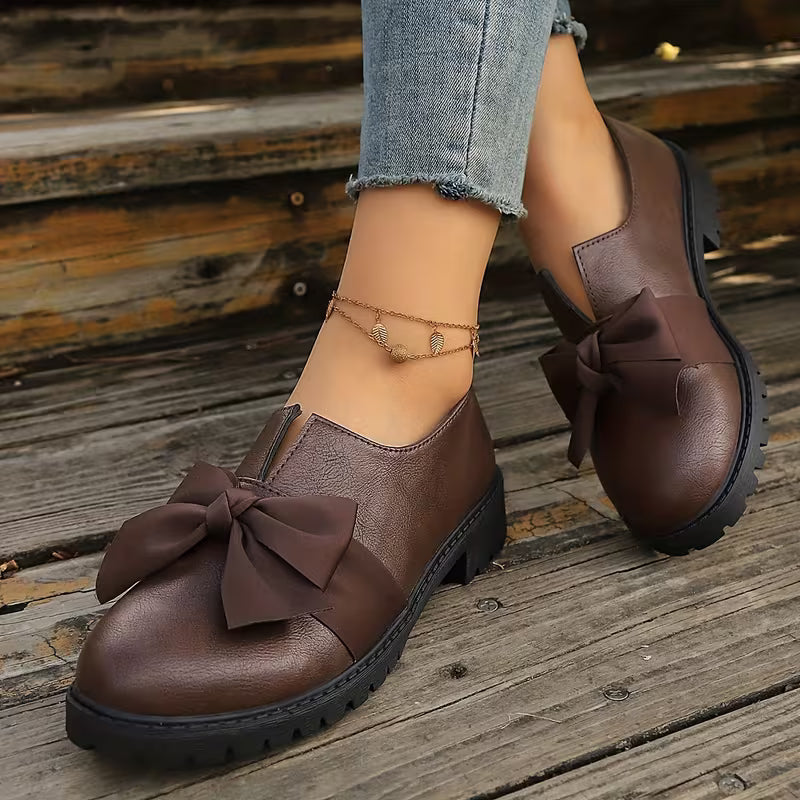 Nargiza Bow Loafers