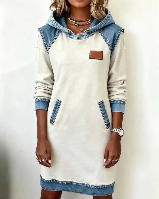 Eugenie – Cozy Hooded Sweater Dress