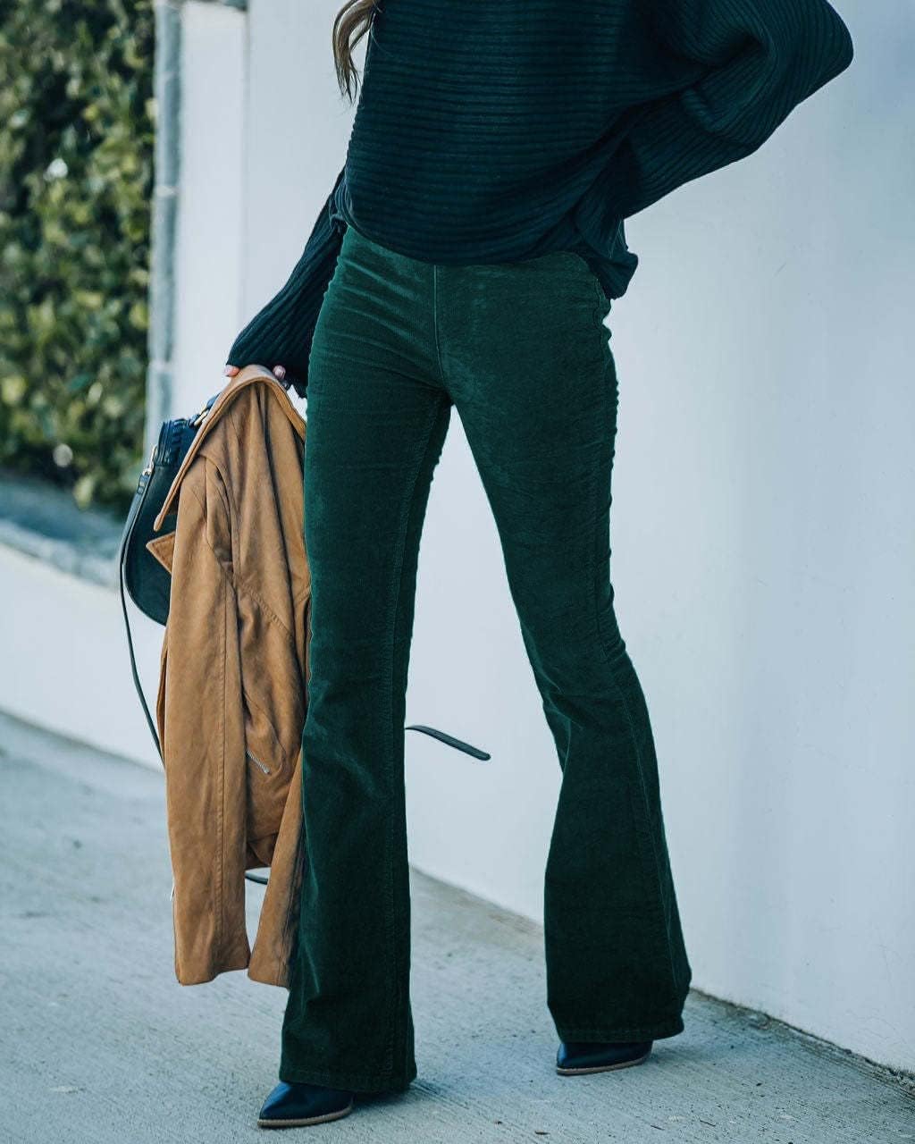 Corduroy Pants | Flared Trousers Comfortable Work