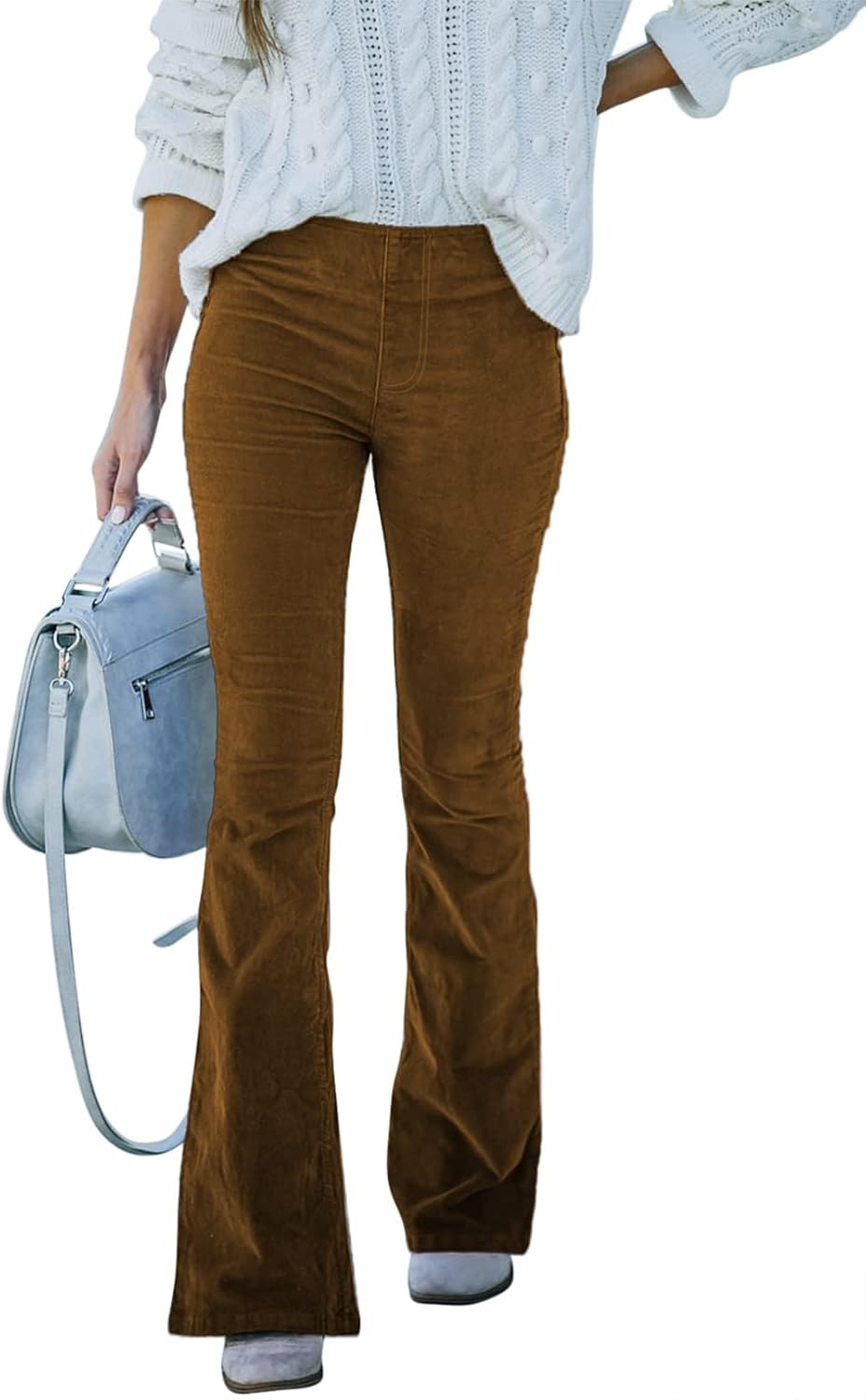 Corduroy Pants | Flared Trousers Comfortable Work