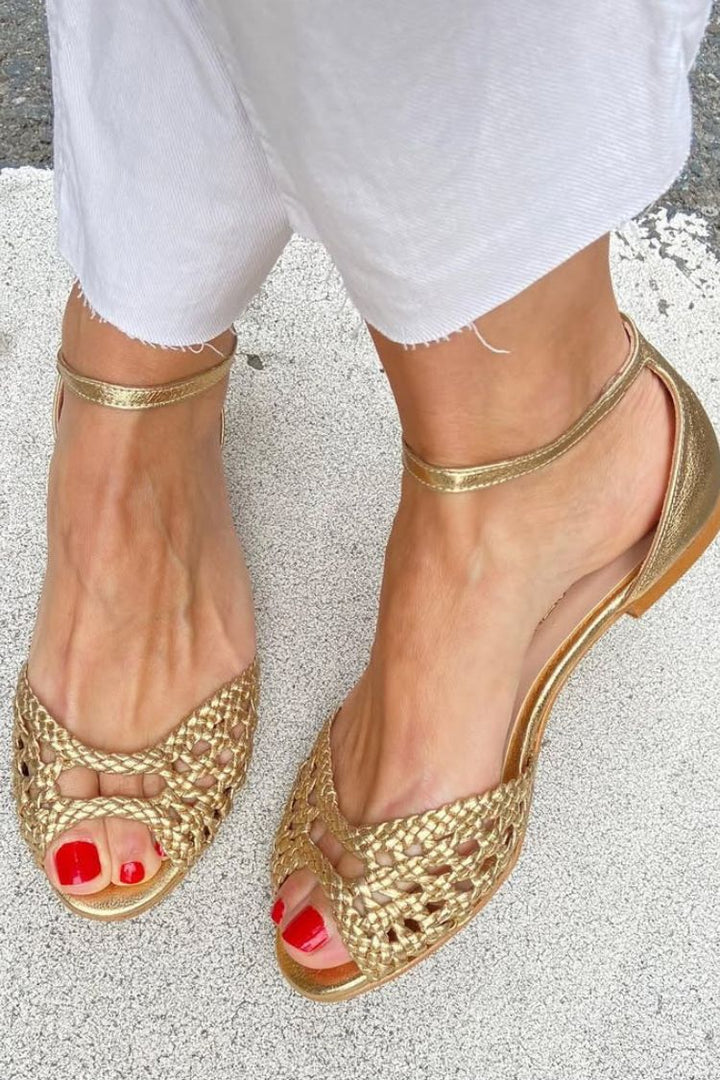 Kelly | Elegant Braided Sandals for Summer