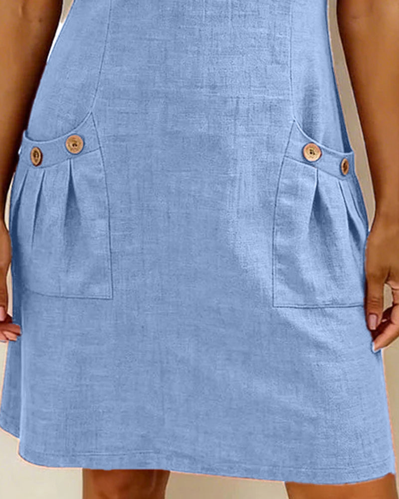 Lina | Everyday Linen-Feel Dress