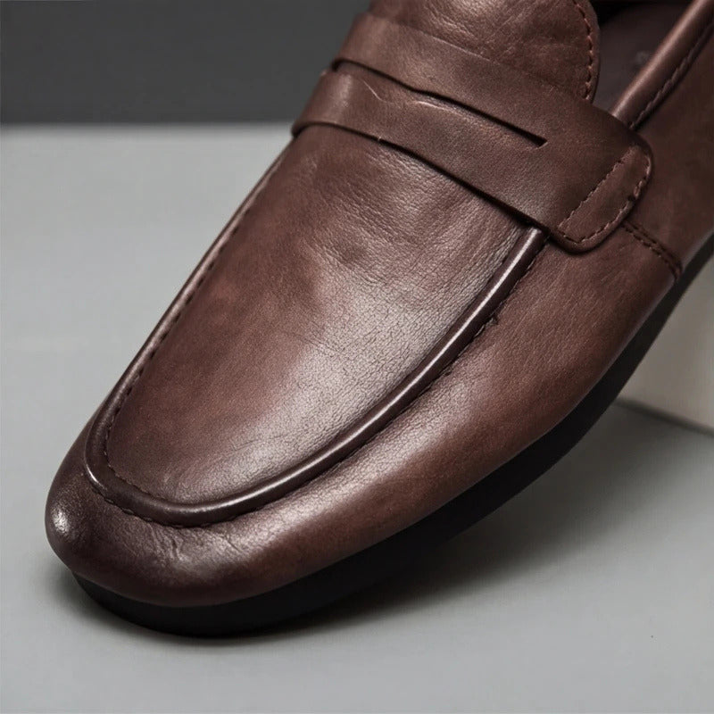 Slavano Leather Loafers