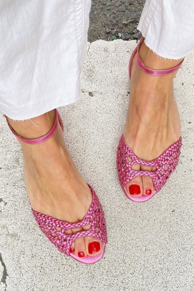 Kelly | Elegant Braided Sandals for Summer