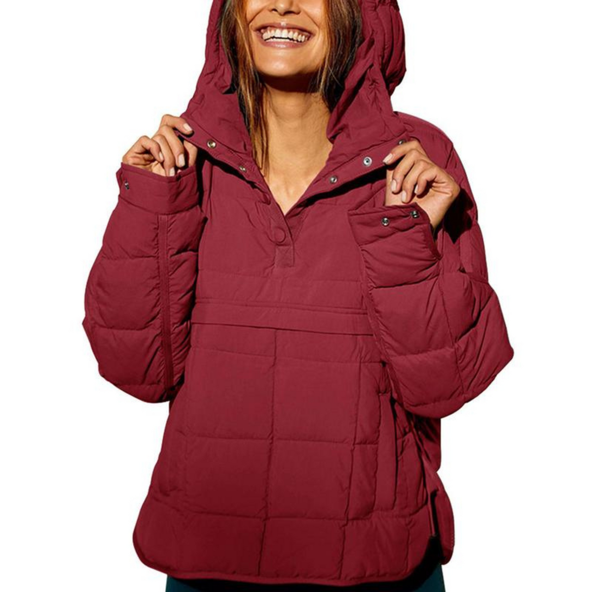 OLIVIA – Oversized Cozy Hooded Jacket