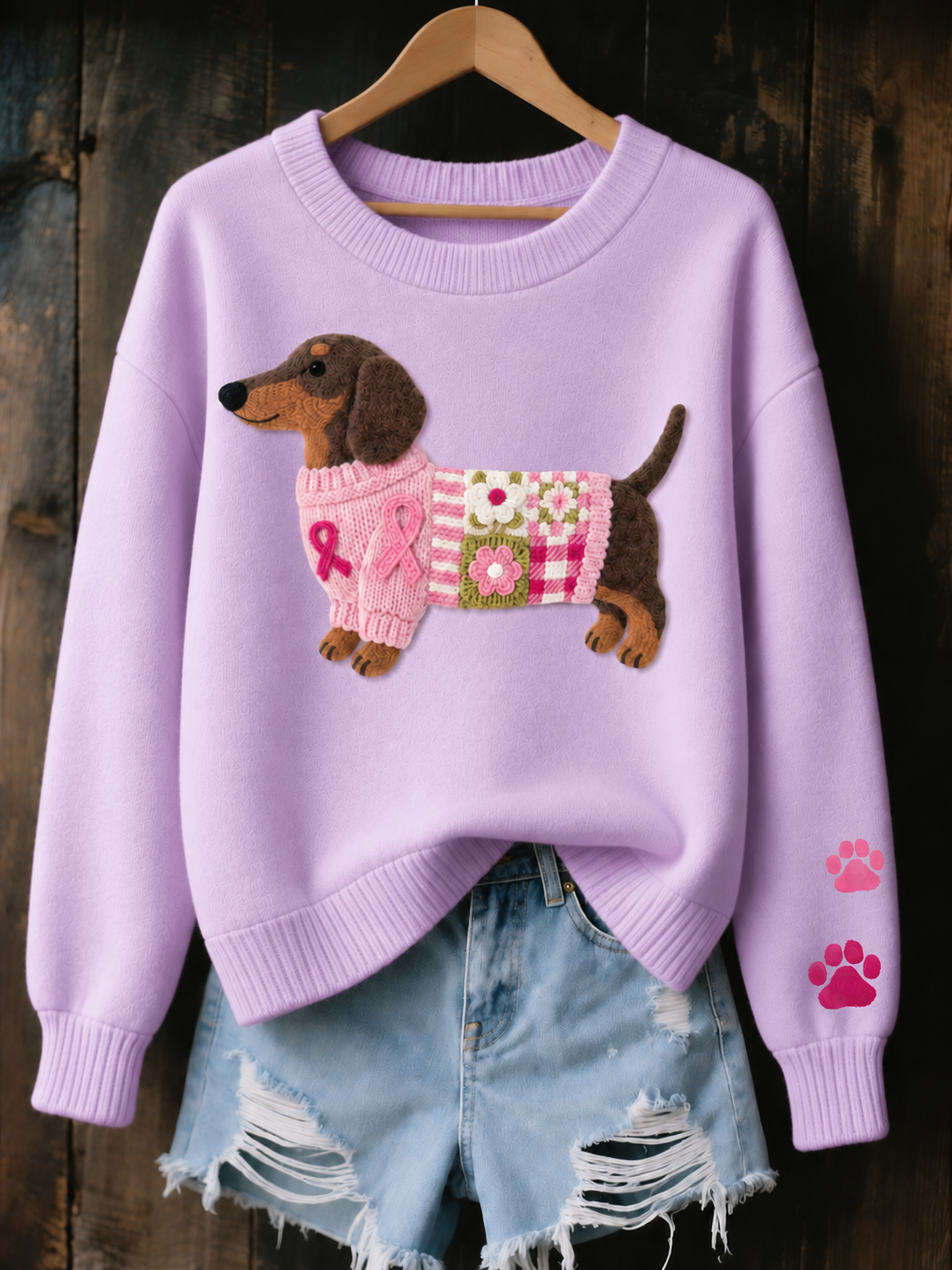 Myron | Dachshund Knit Jumper