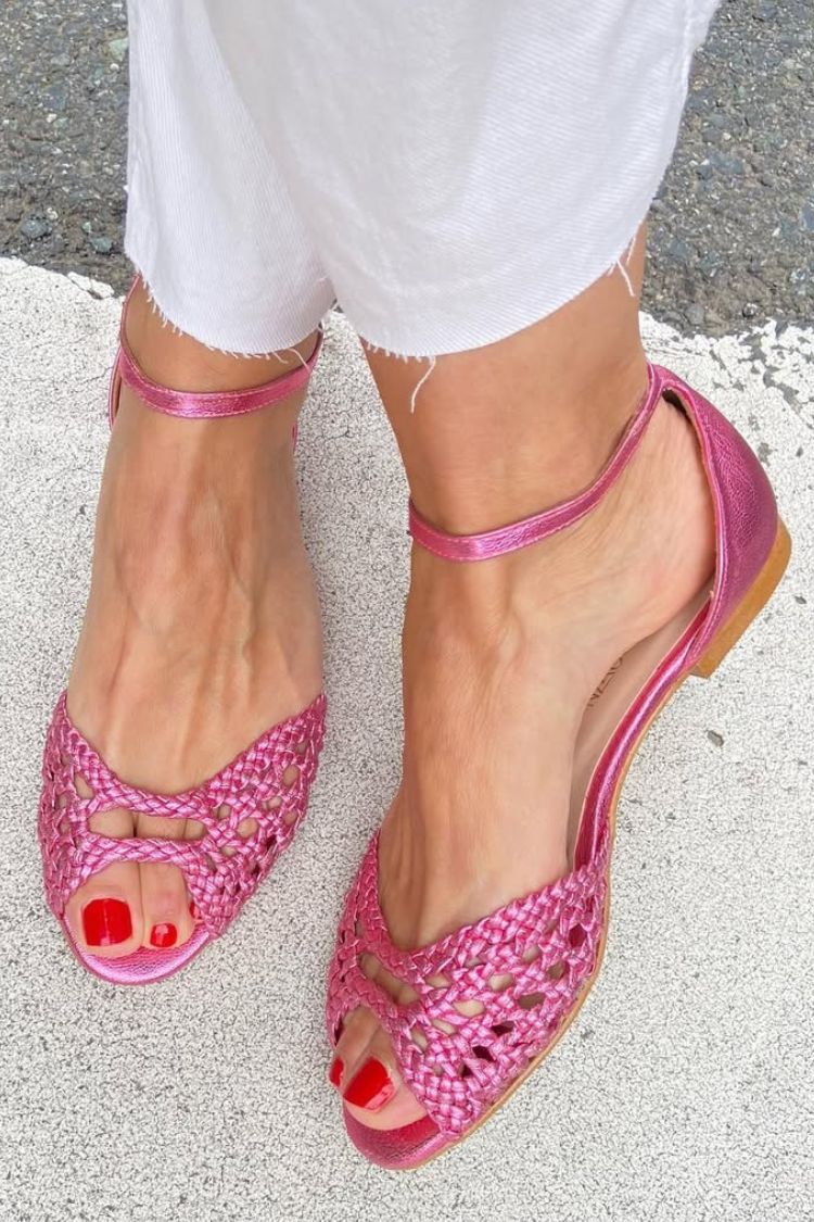 Kelly | Elegant Braided Sandals for Summer