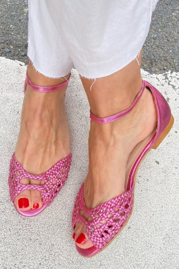 Kelly | Elegant Braided Sandals for Summer
