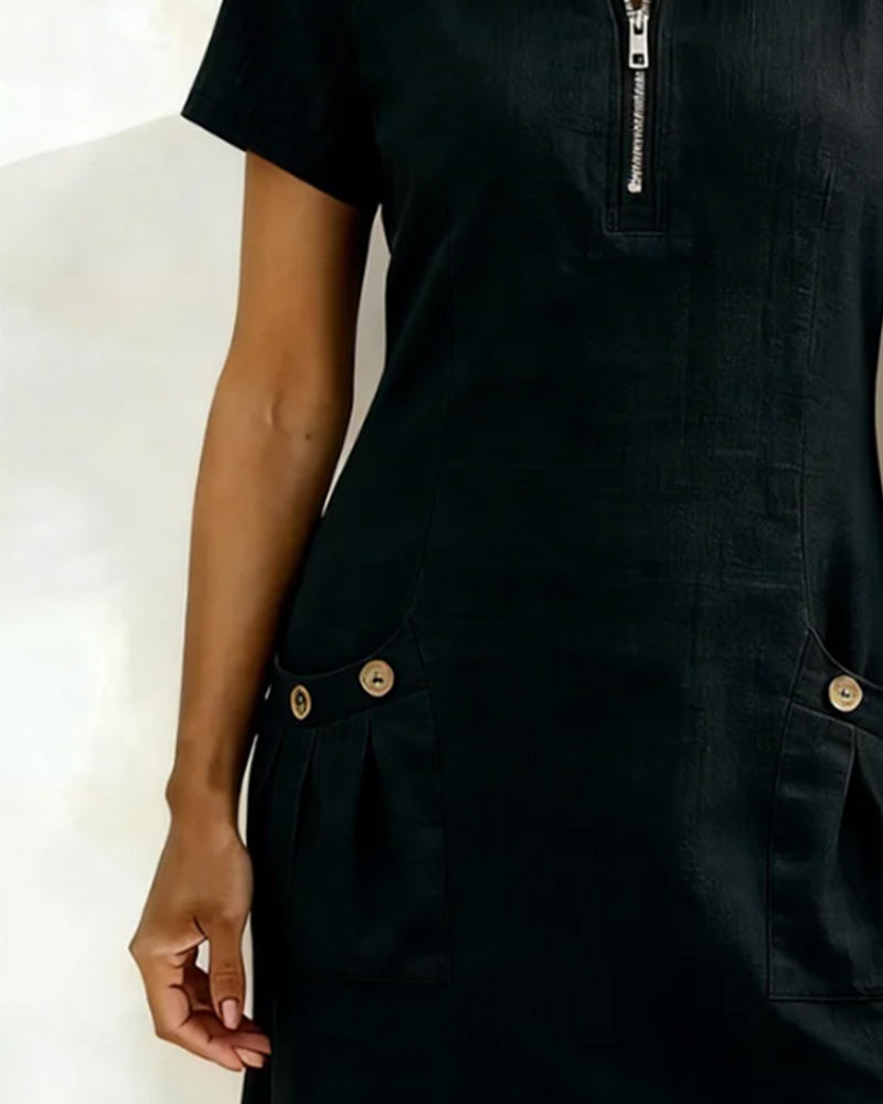 Lina | Everyday Linen-Feel Dress