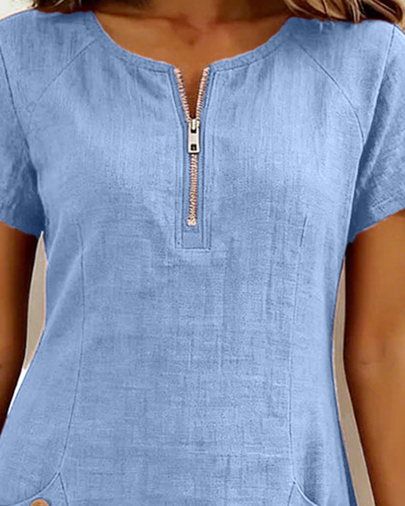 Lina | Everyday Linen-Feel Dress