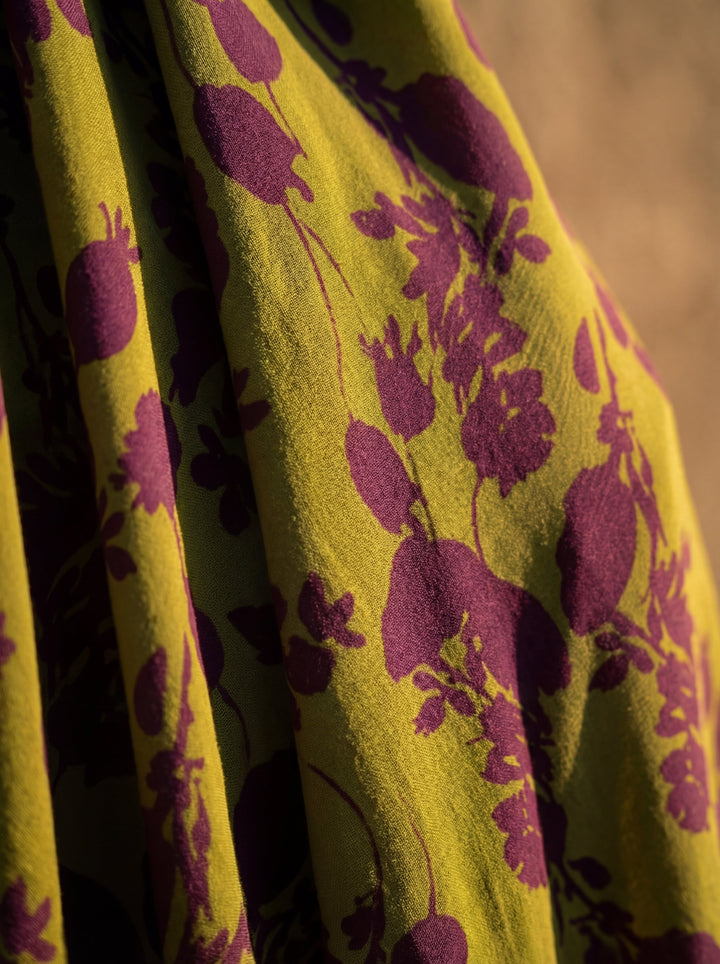 Sierra | Elegant Silk Fabric Dress