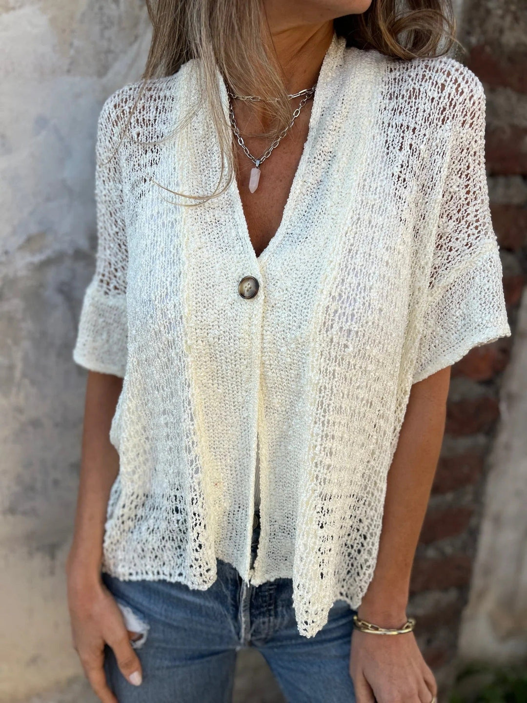 Carol | Open Knit Gilet