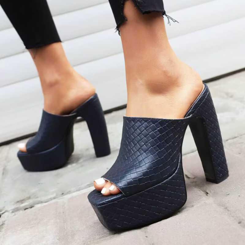 Bianca | Leather Platform Sandals