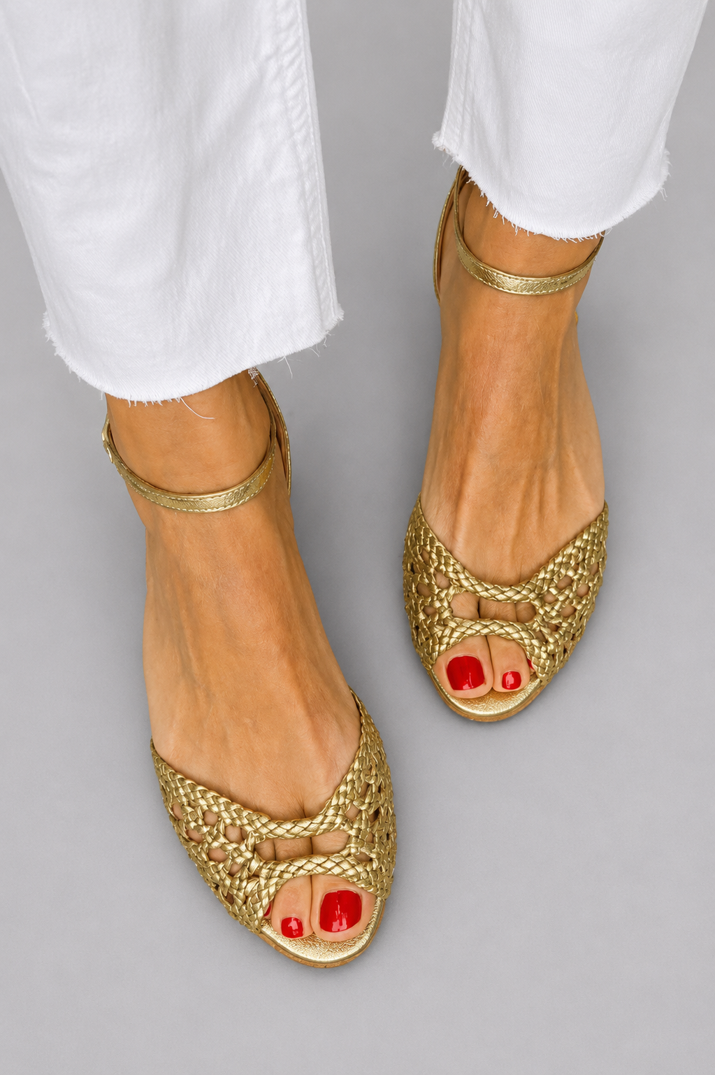 Kelly | Elegant Braided Sandals for Summer