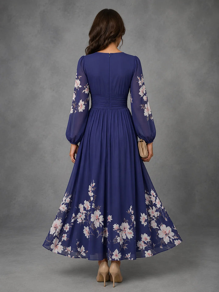 Mathilda - Floral Chiffon Dress