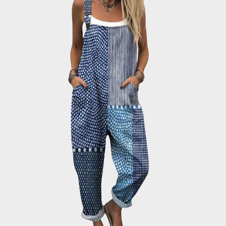 LENNY | CHIC STRIPED SQUARE DESIGN OVERALL
