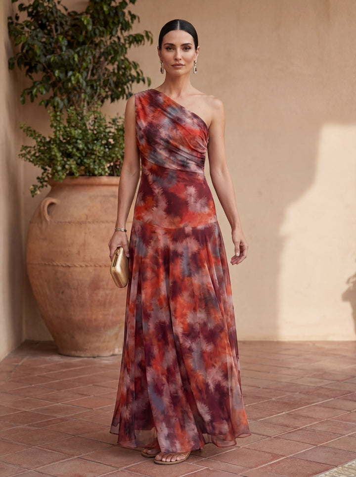 Mara | Long Satin Dress, Timeless Elegance