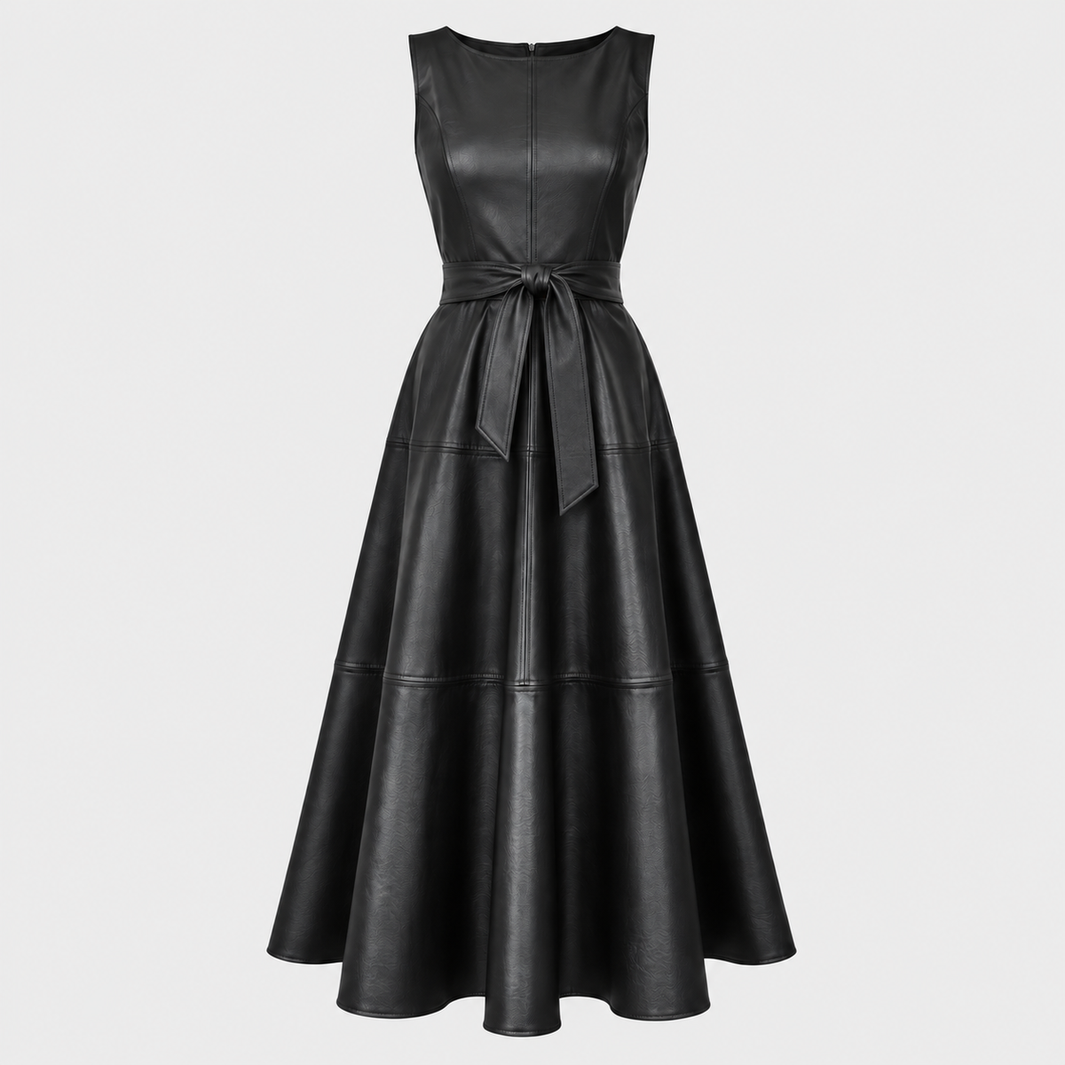 Delphine Belted Midi Dress