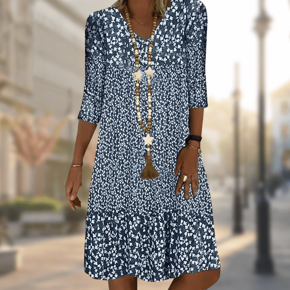 SABRY - Elegant Printed Dress