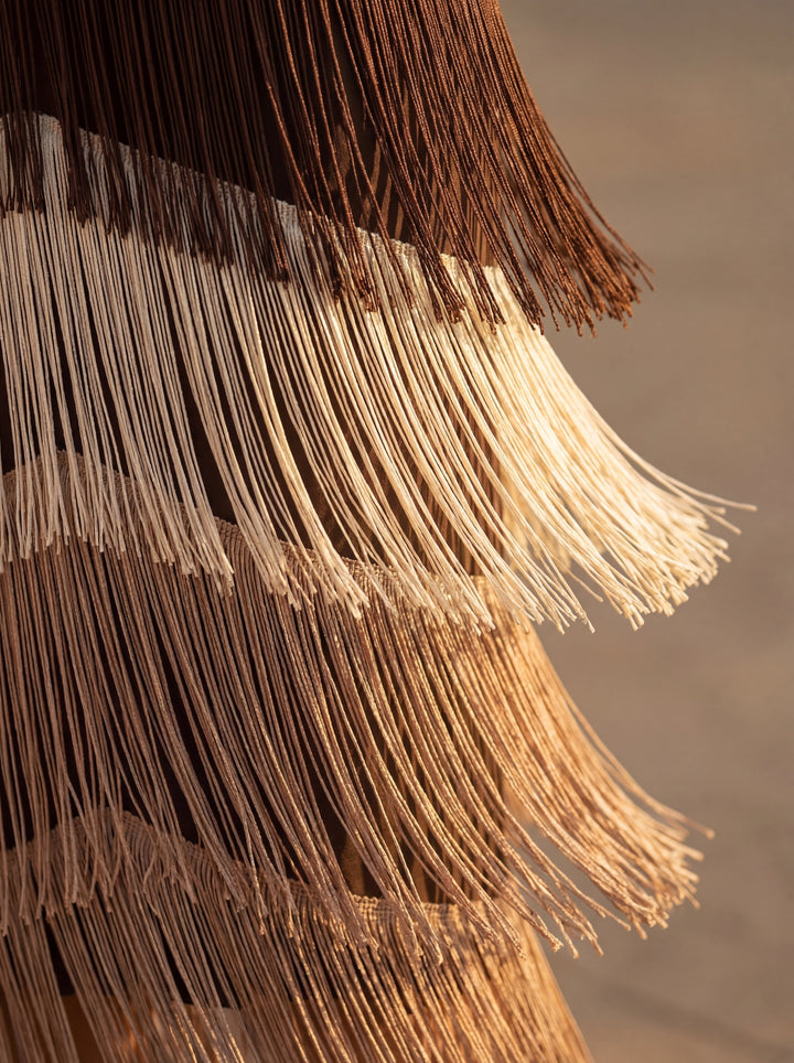 Loretta | Elegant Fringed Flared Dress