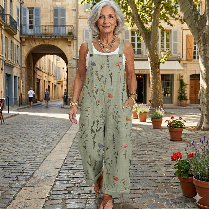 Comfortable Printed Jumpsuit