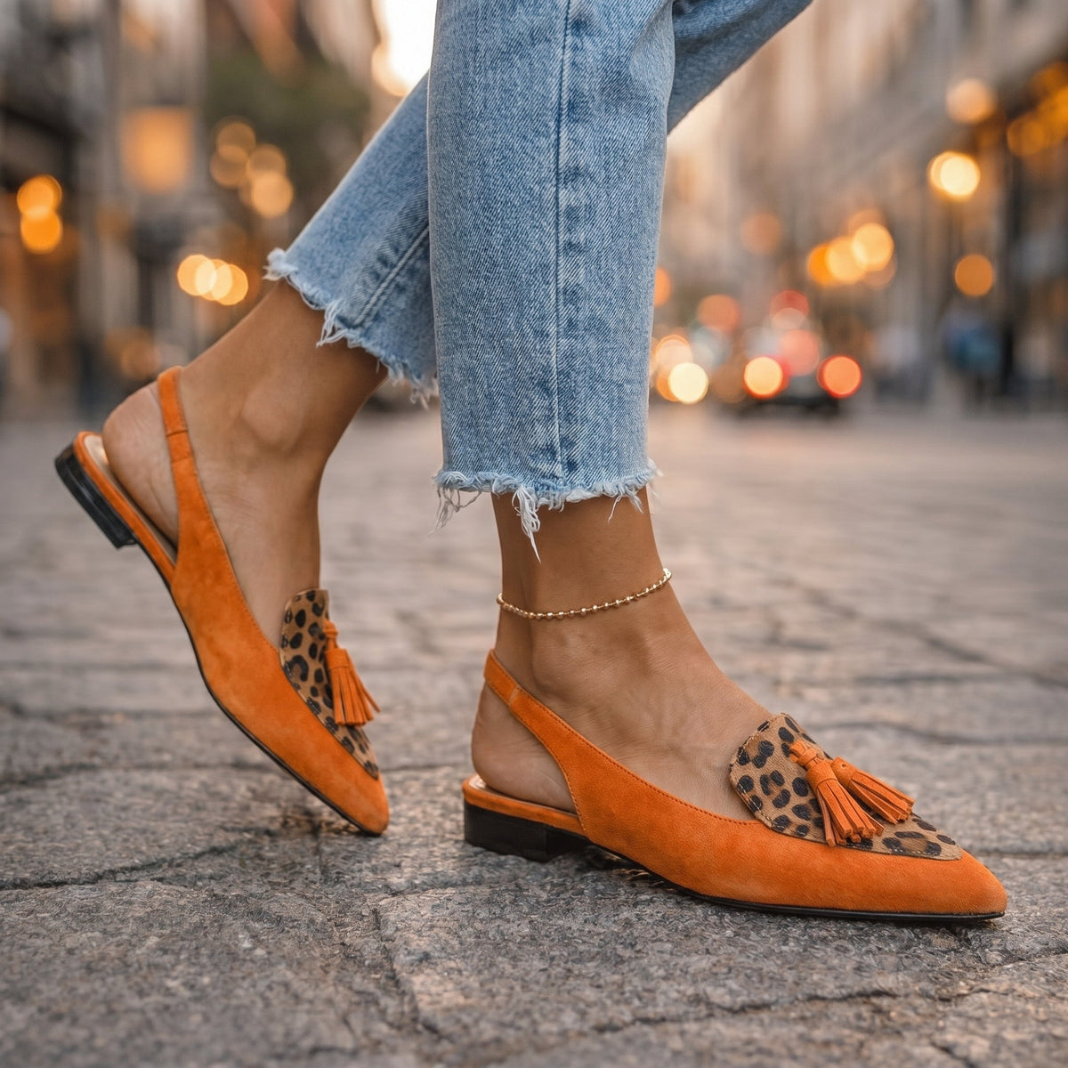 Elise | Tassel Strap Sandals