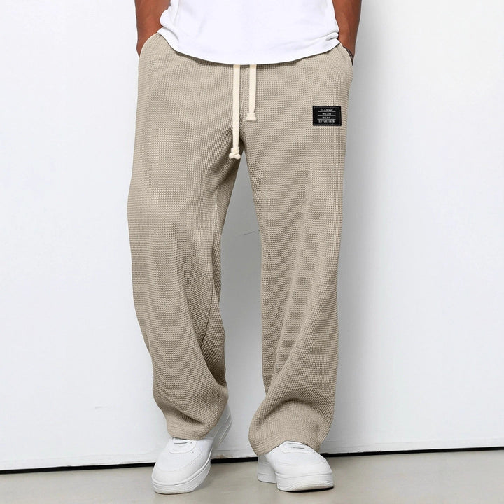 Lorenzo | Wide Trousers with Honeycomb Pattern