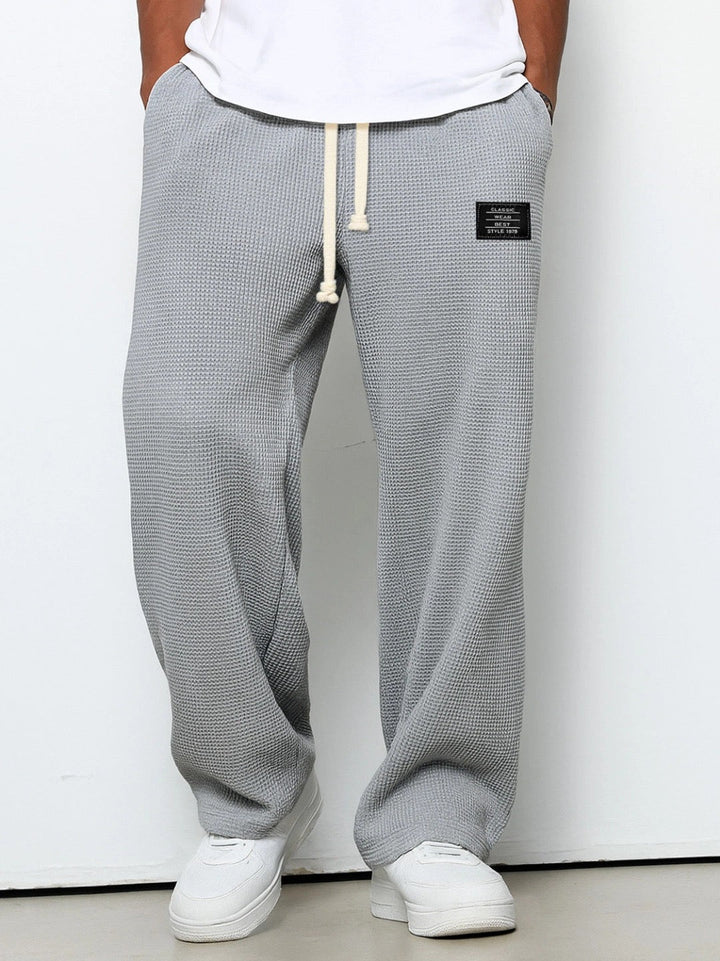 Lorenzo | Wide Trousers with Honeycomb Pattern