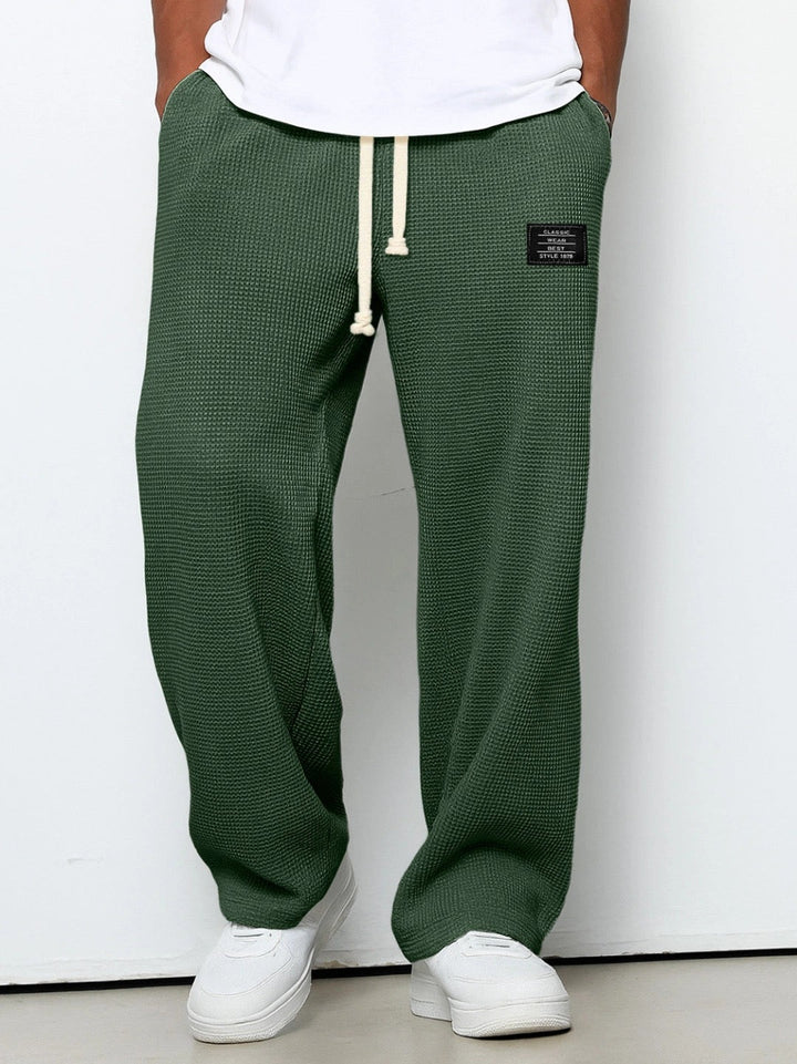 Lorenzo | Wide Trousers with Honeycomb Pattern