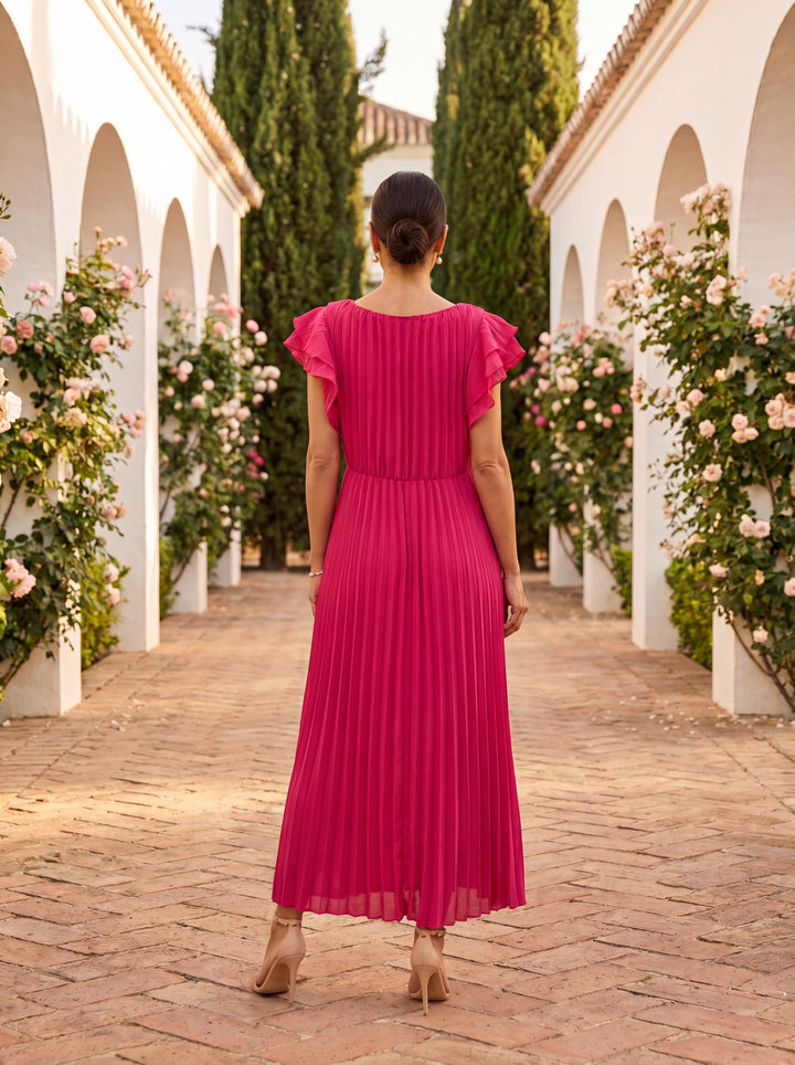Rhea | Pleated Elegant Dress