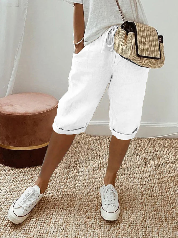 Laluna® | Cotton Linen Women's Shorts