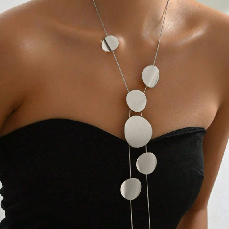 Amara | Layered Disc Necklace
