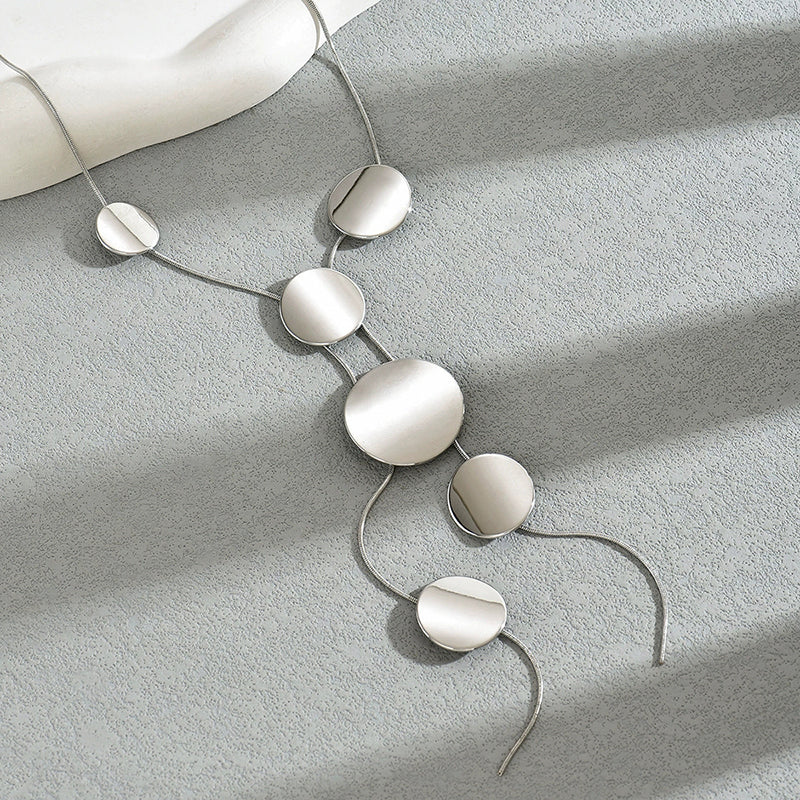 Amara | Layered Disc Necklace