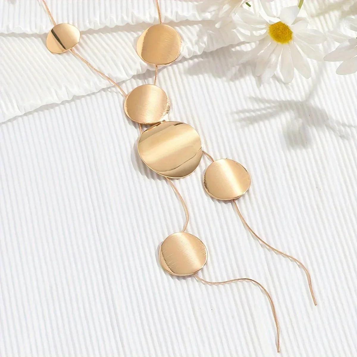 Amara | Layered Disc Necklace