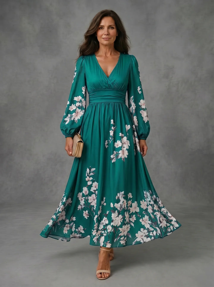 Mathilda - Floral Chiffon Dress