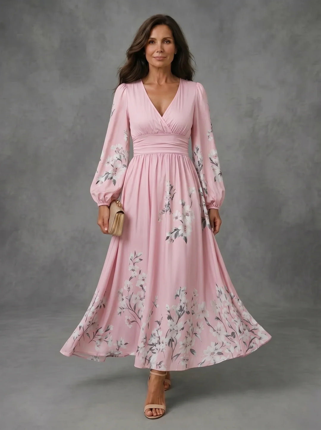 Mathilda - Floral Chiffon Dress