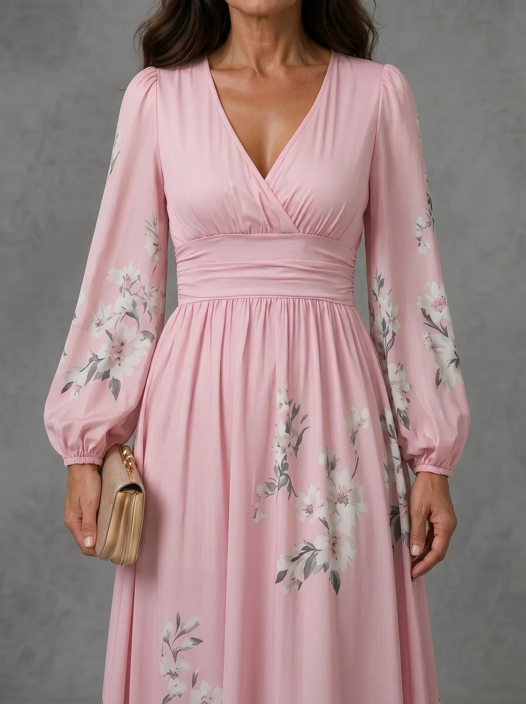 Mathilda - Floral Chiffon Dress