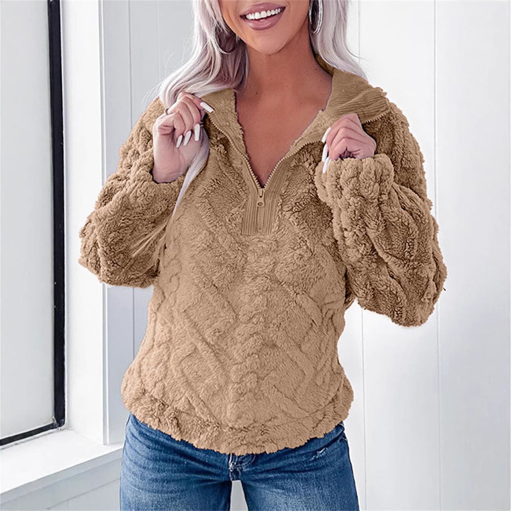 Della | Zip-Neck Fleece
