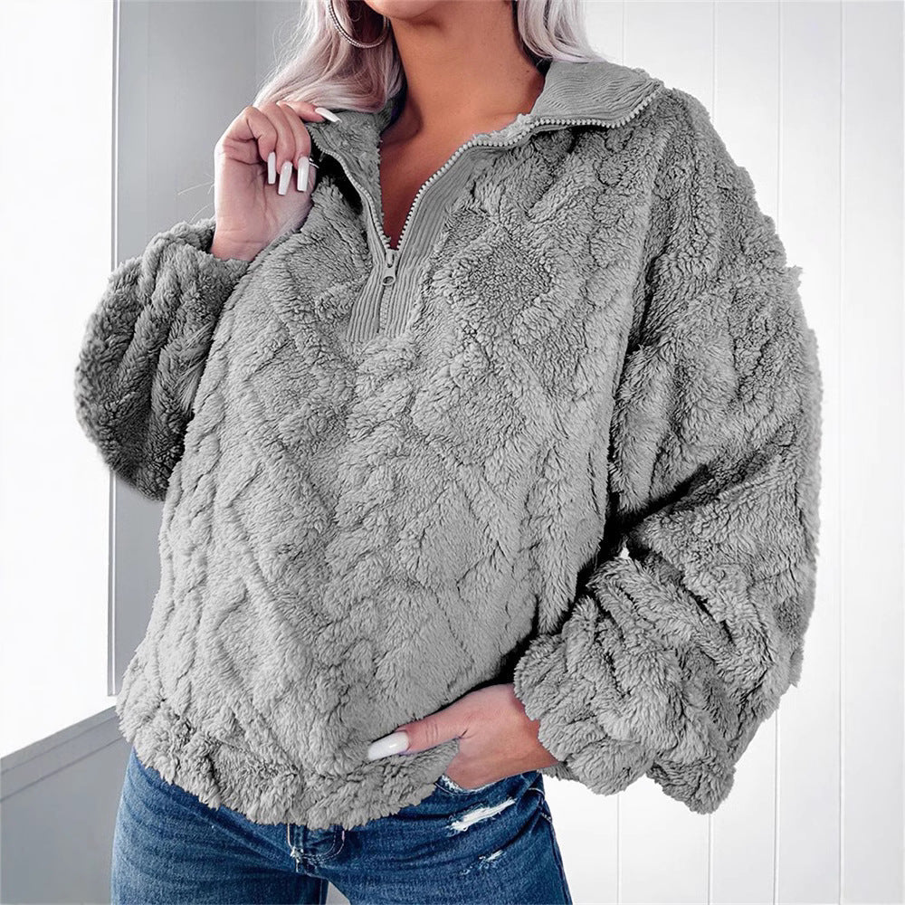 Della | Zip-Neck Fleece