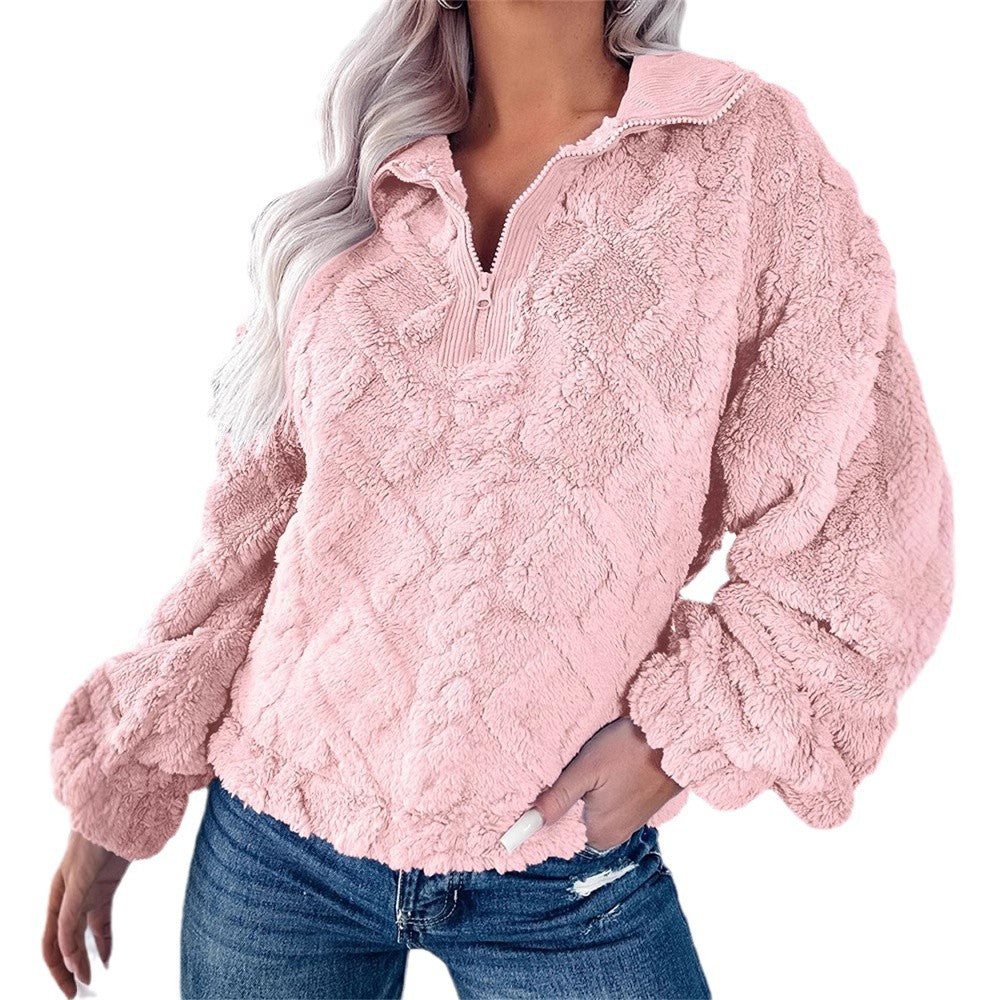 Della | Zip-Neck Fleece