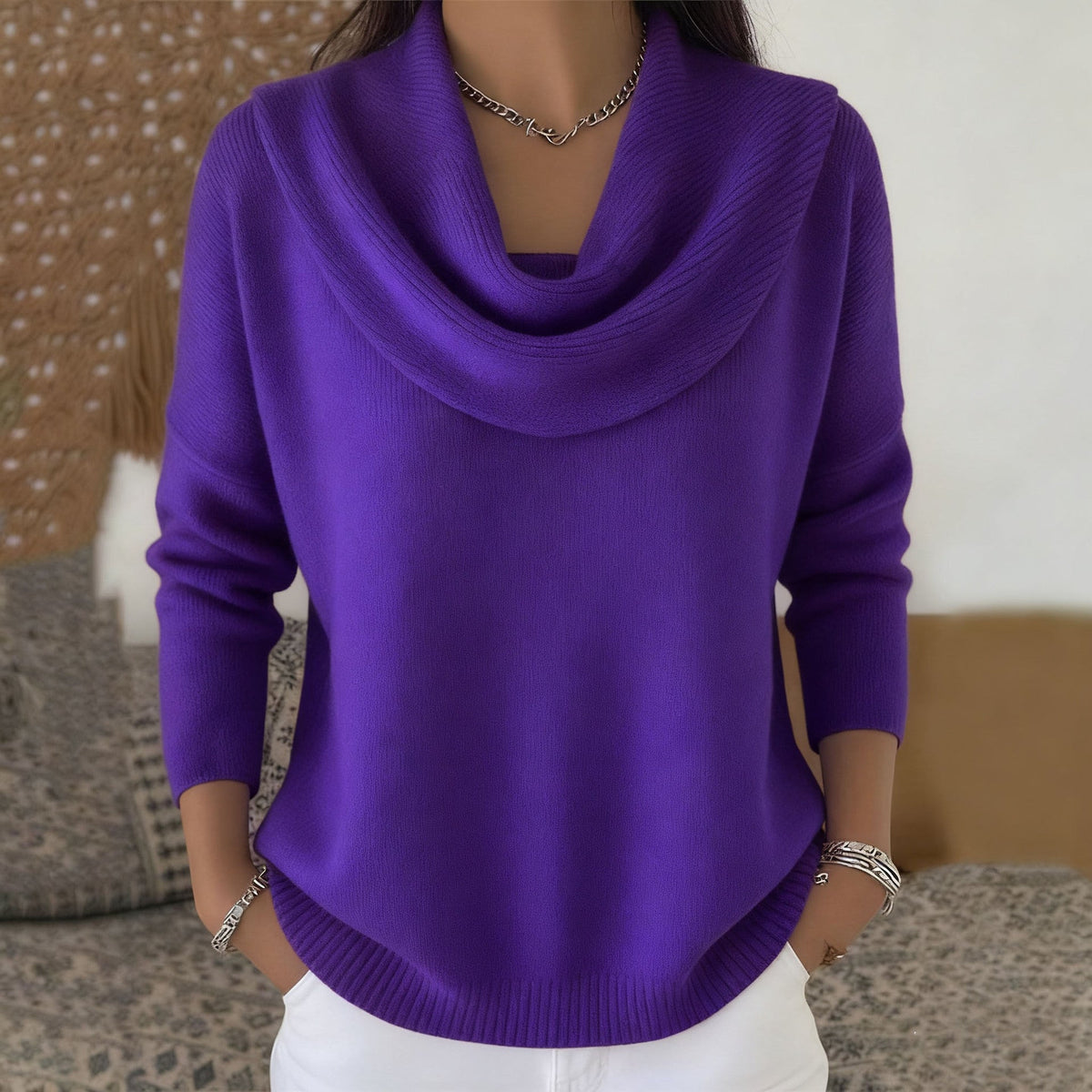 Vivienne | Cowl-Neck Jumper