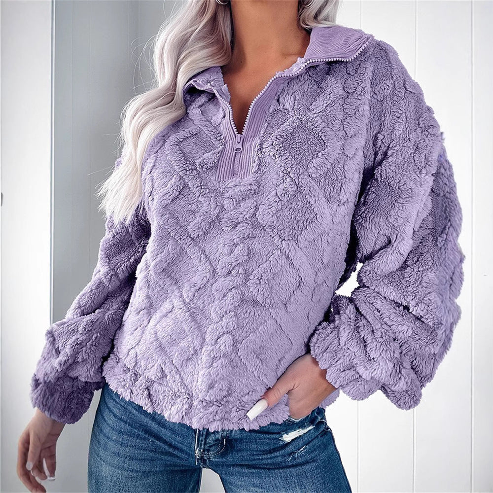 Della | Zip-Neck Fleece