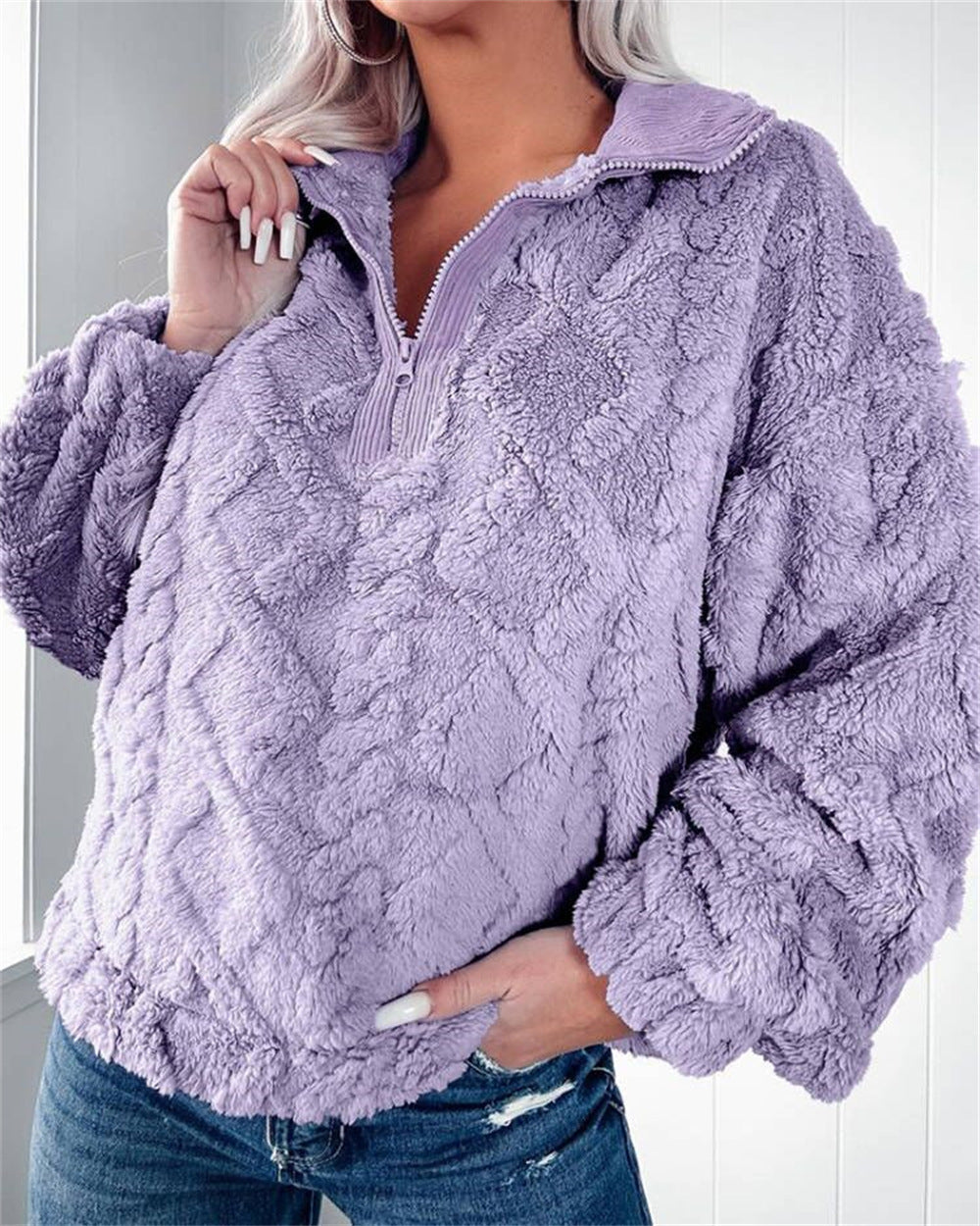 Della | Zip-Neck Fleece