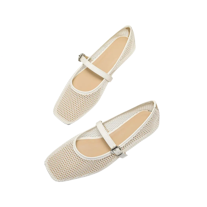 GWEN – Breathable Hollow-Out Mary Jane Flats