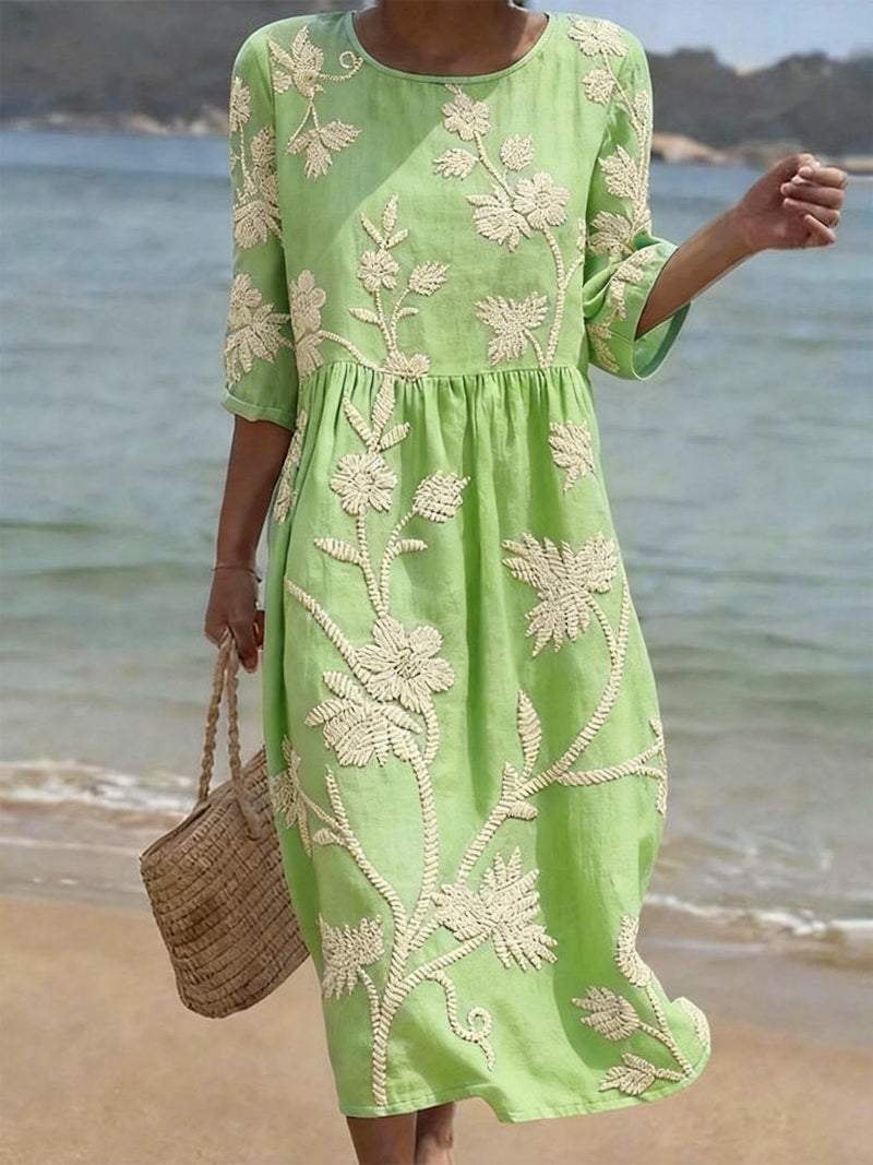 Floral Print Casual Dress for Women