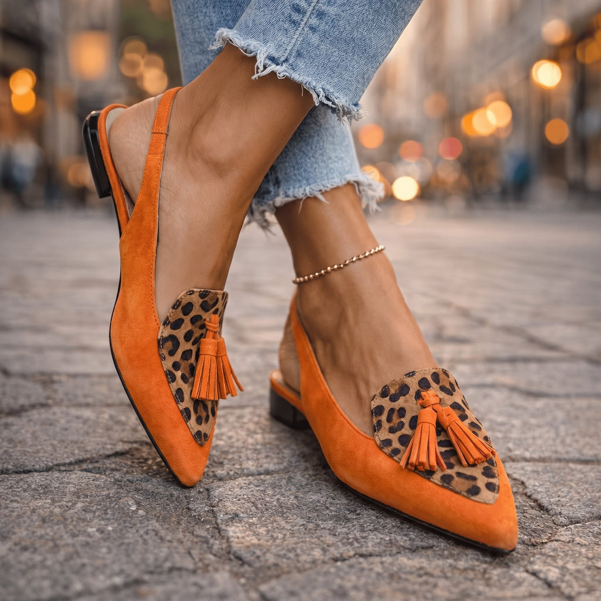 Elise | Tassel Strap Sandals