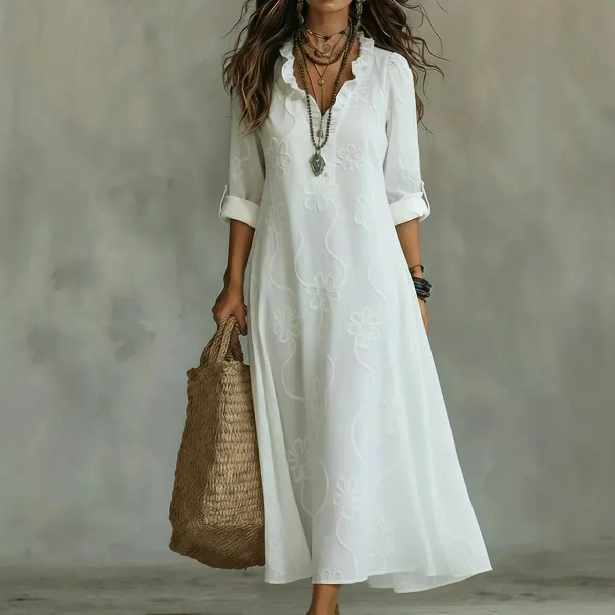 Rosa | Elegant Floral Dress