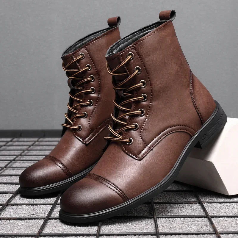 Garrison Leather Boots