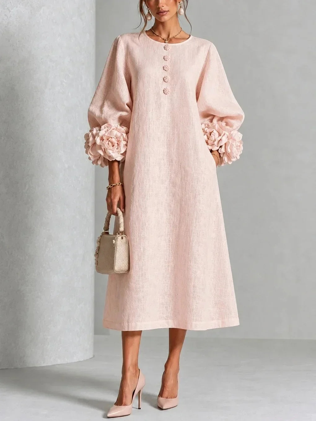 Roselie Floral Midi Dress